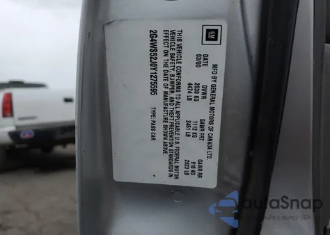 2000 Buick Century Custom из США, поврежденный, VIN 2G4WS52J0Y1275595